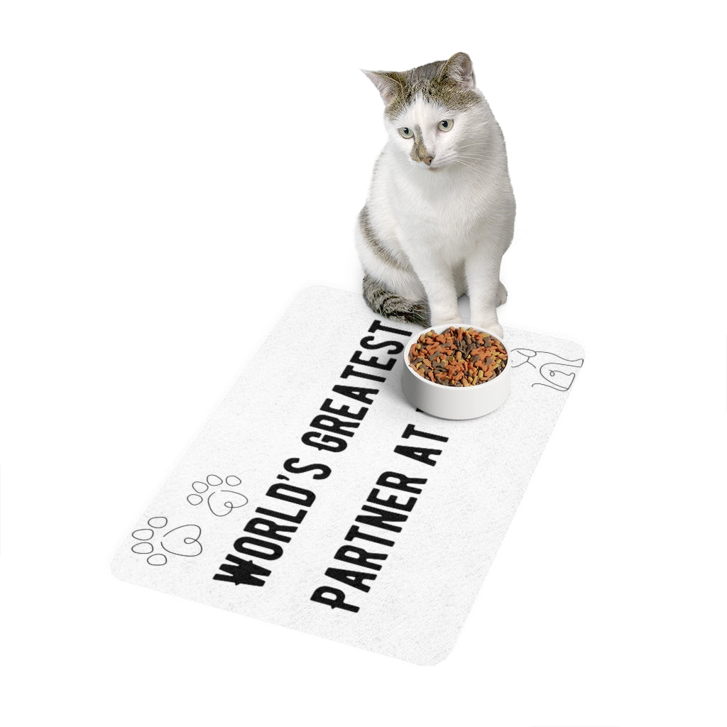 Food Mat for Your Best Work Buddy (12x18)