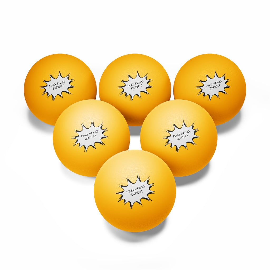 Ping Pong Expert Balls (6pcs)