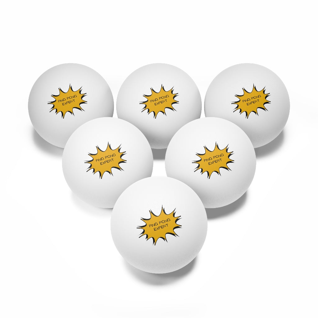 Ping Pong Expert Balls (6pcs)