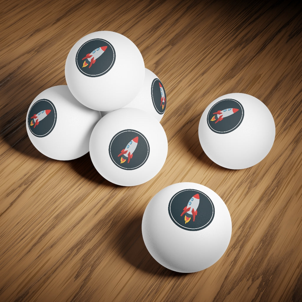 Rocket Ping Pong Balls (6pcs)