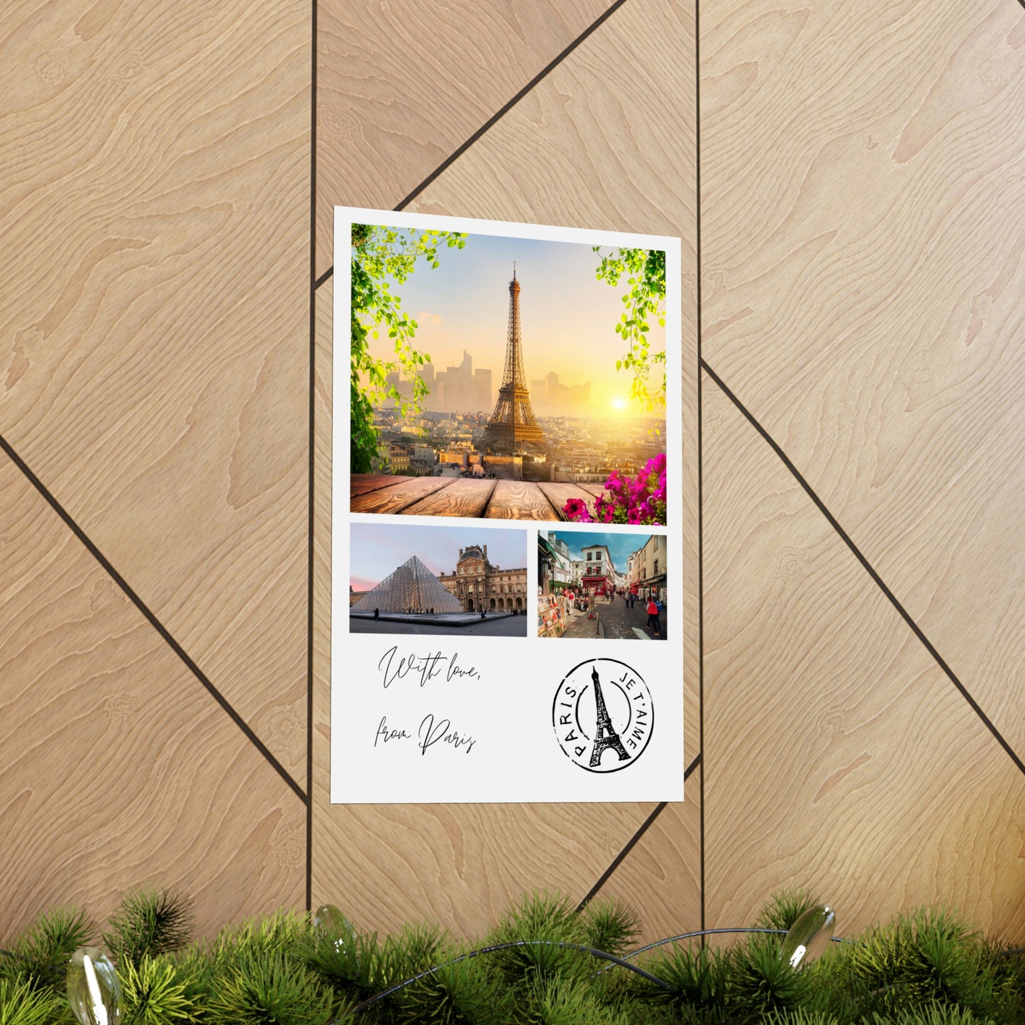 Vertical Poster From Paris, With Love