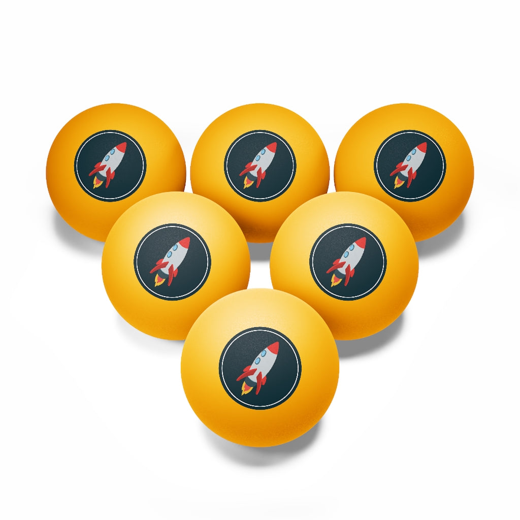 Rocket Ping Pong Balls (6pcs)